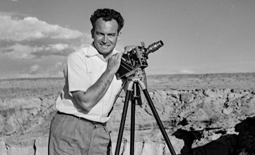 Barry Goldwater with Movie Camera