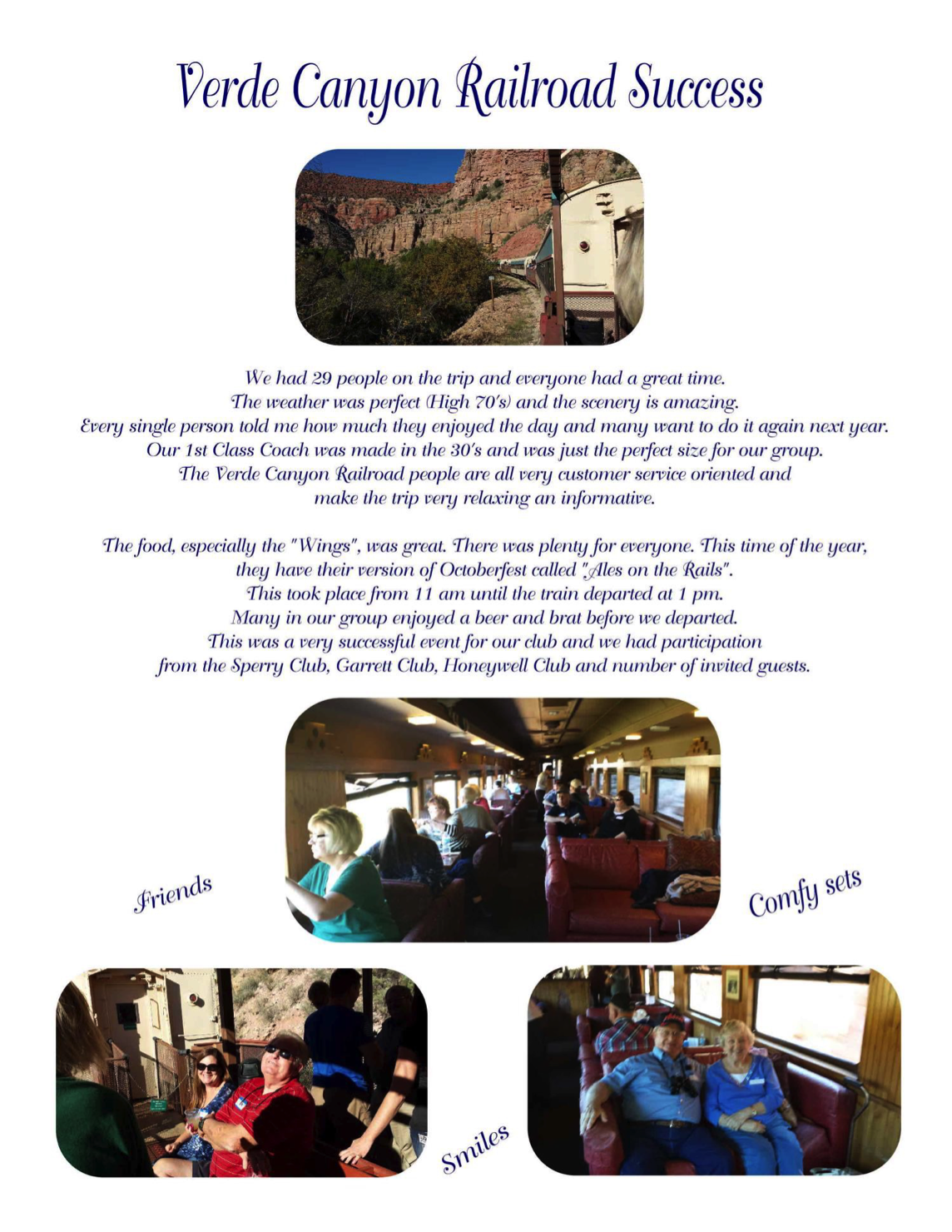 Verde Canyon Rail Trip